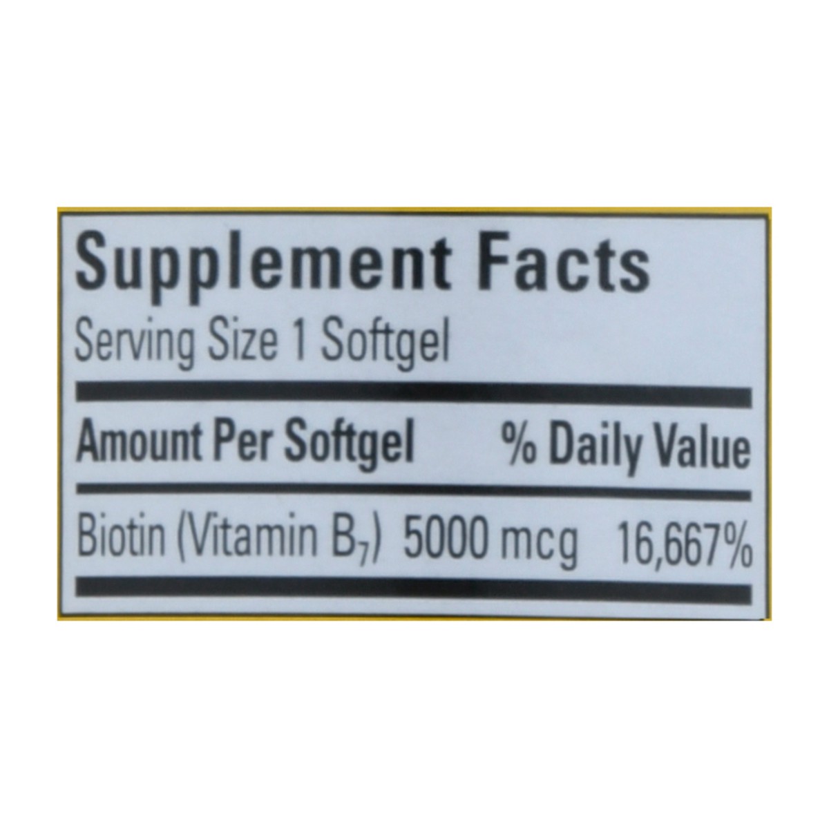 slide 7 of 14, Nature Made Maximum Strength Biotin 5000 mcg, Dietary Supplement may help support Healthy Hair, Skin & Nails, 50 Softgels, 50 ct