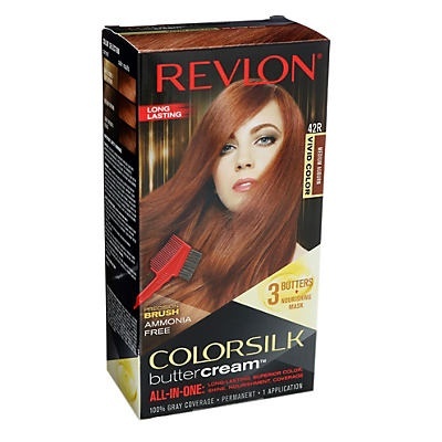 slide 1 of 1, Revlon Luxurious Colorsilk Buttercream Haircolor- Medium Auburn - 1 Kit, 1 ct