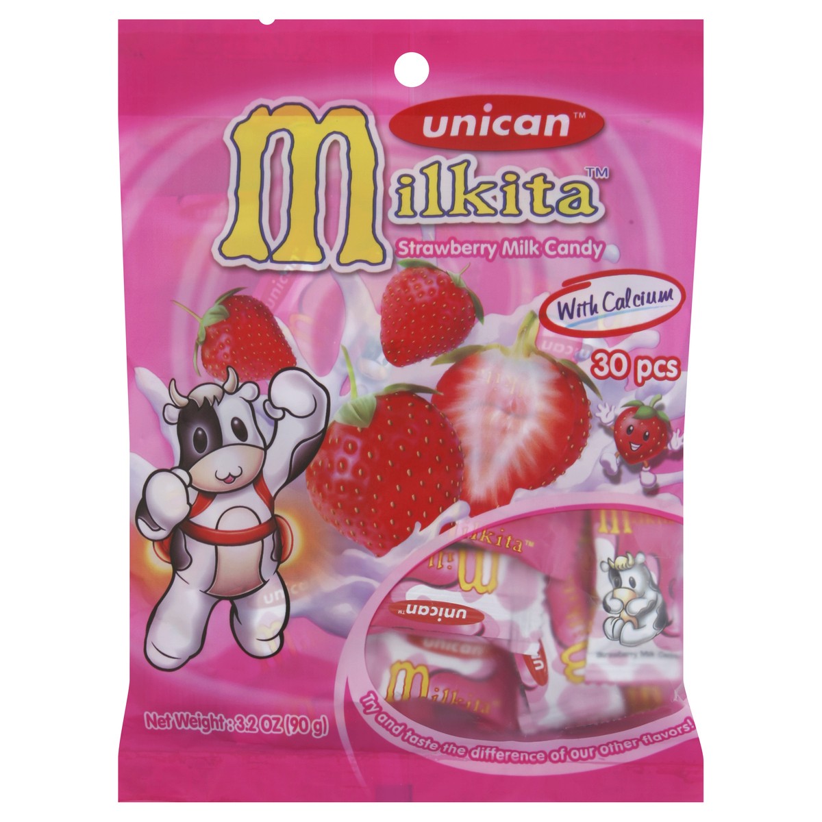 slide 3 of 3, Milkita Milky Creamy Strawberry Candy 4.23 oz, 4.23 oz
