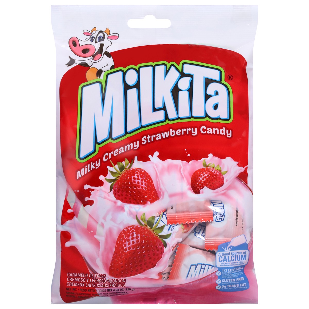 slide 1 of 3, Milkita Milky Creamy Strawberry Candy 4.23 oz, 4.23 oz
