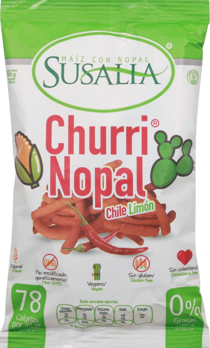 slide 1 of 11, Susalia Chile Limon Churri Nopal 80 g, 2.82 oz