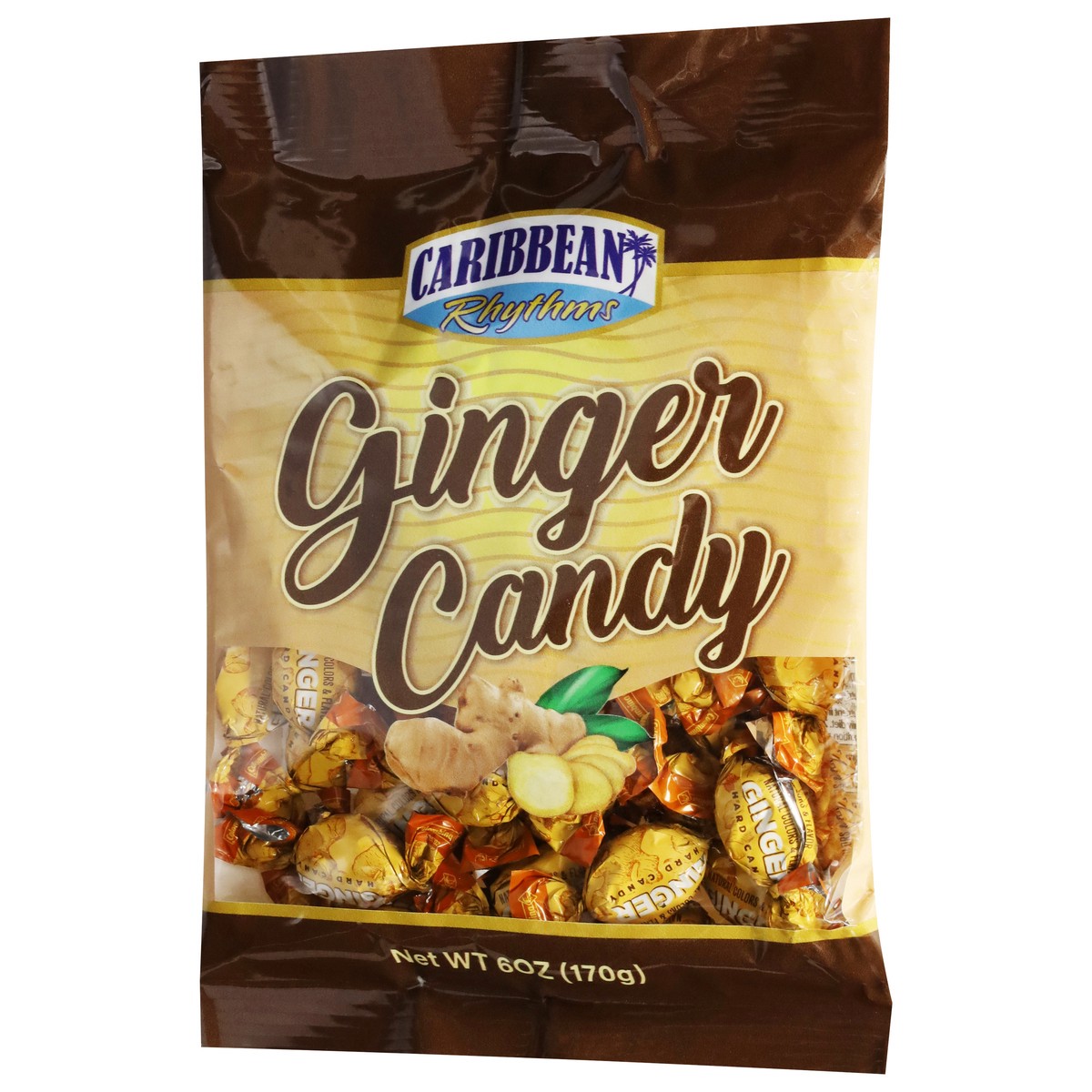 slide 2 of 4, Caribbean Rhythms Carribean Rhythms Ginger Candy 6 Ounces, 6 oz