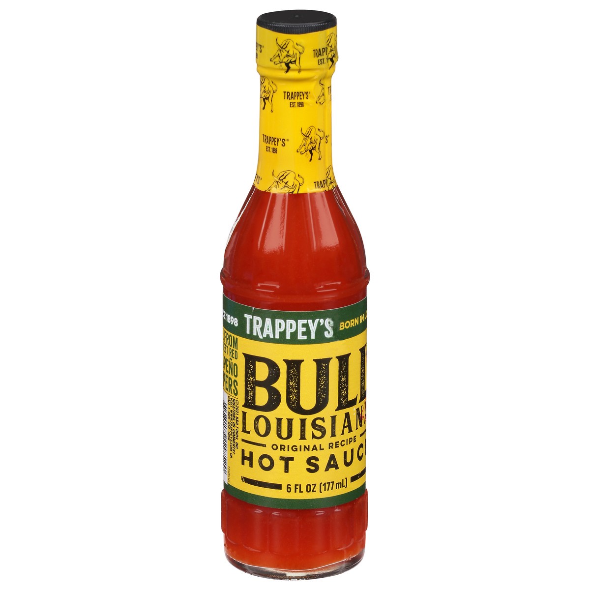 slide 2 of 11, Trappey's Bull Brand Louisiana Hot Sauce, 6 fl oz