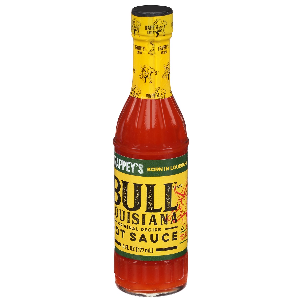 slide 3 of 11, Trappey's Bull Brand Louisiana Hot Sauce, 6 fl oz