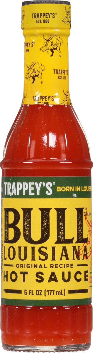 slide 9 of 11, Trappey's Bull Brand Louisiana Hot Sauce, 6 fl oz