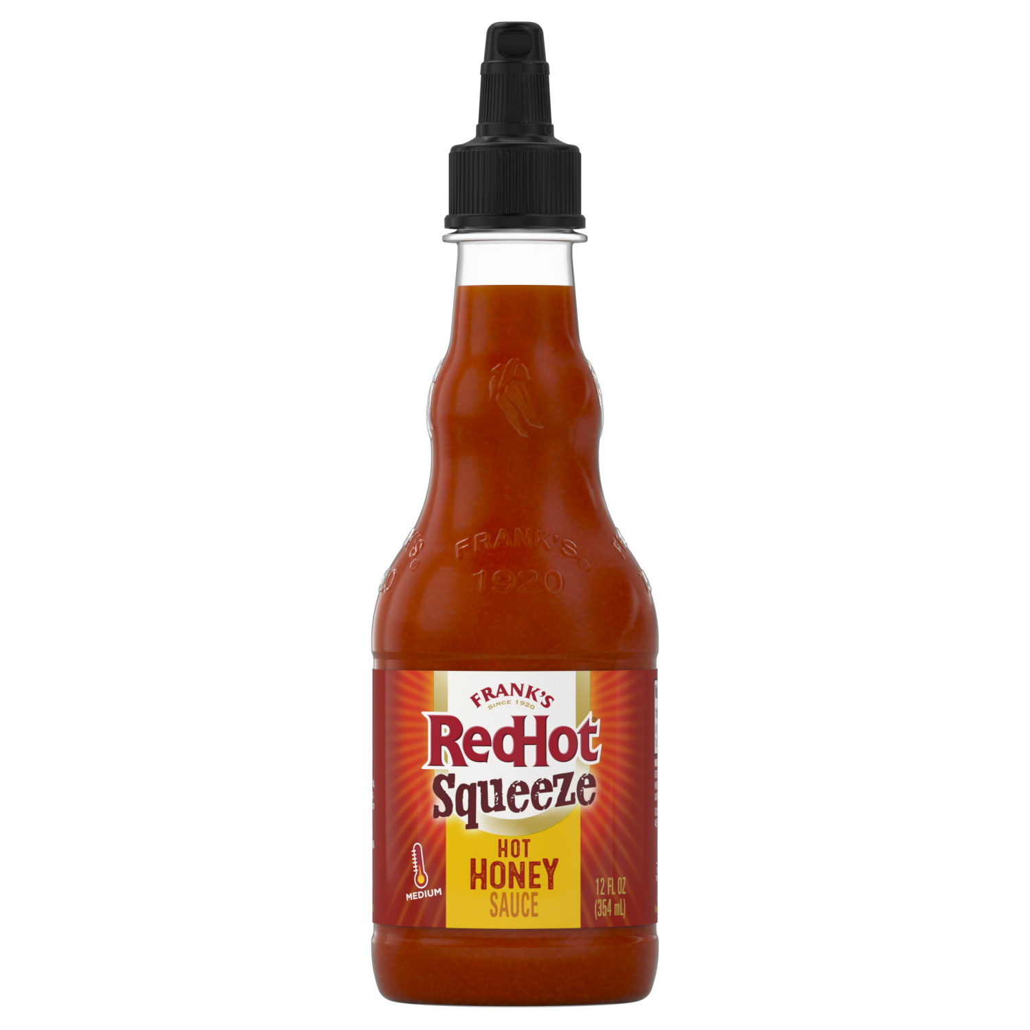 slide 1 of 6, Frank's RedHot Hot Honey Squeeze Hot Sauce, 12 fl oz, 12 fl oz