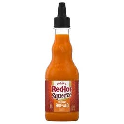 Frank's RedHot Creamy Buffalo Squeeze Hot Sauce, 12 fl oz