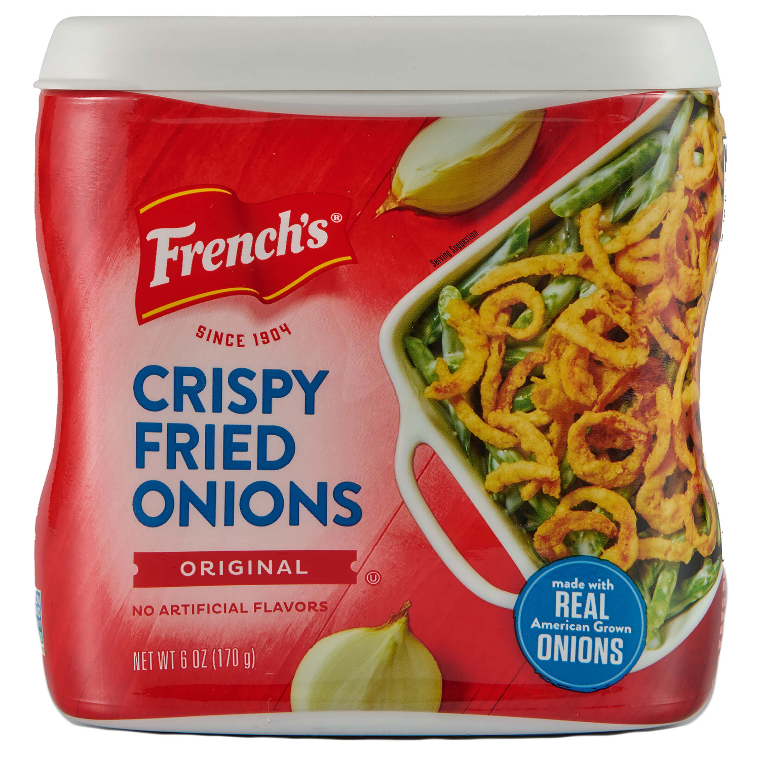 slide 1 of 5, French's Original Crispy Fried Onions, 6 oz