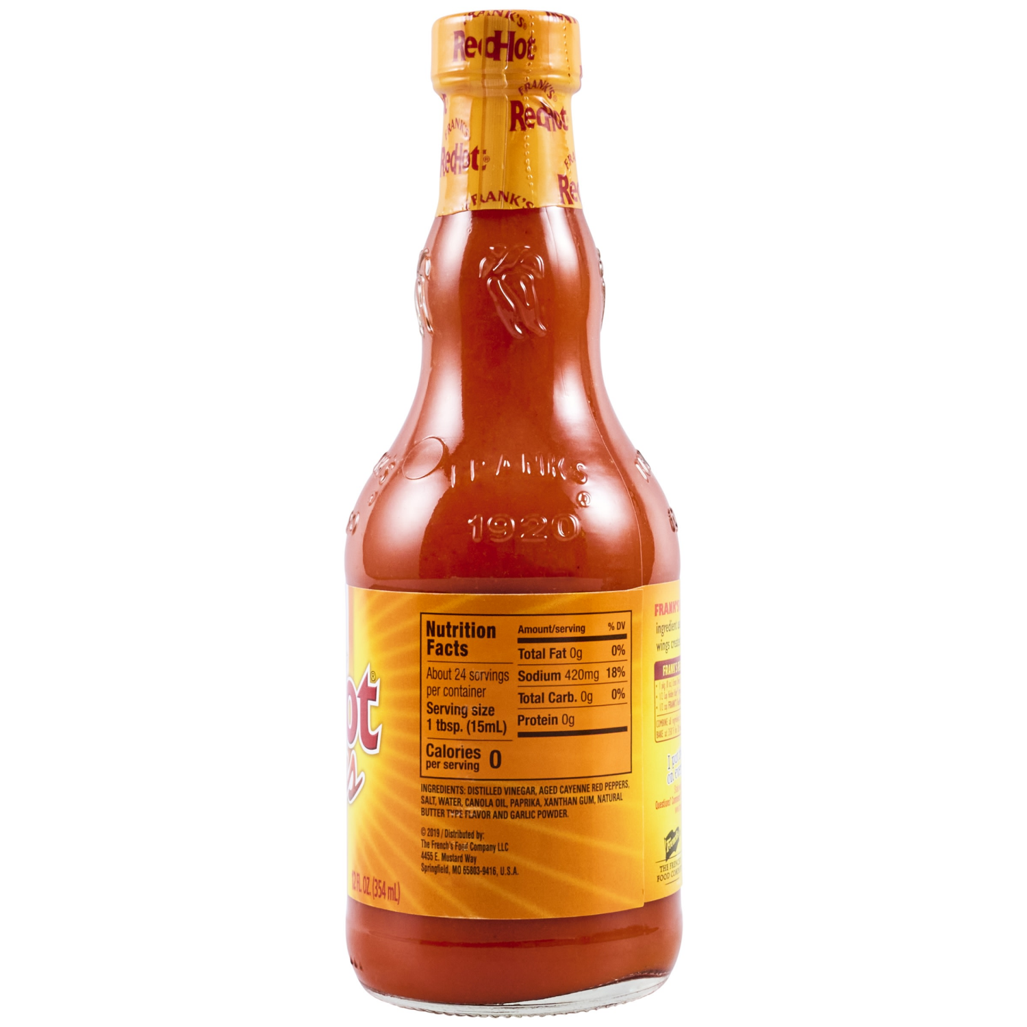 slide 5 of 8, Frank's RedHot Buffalo Wings Hot Sauce, 12 fl oz