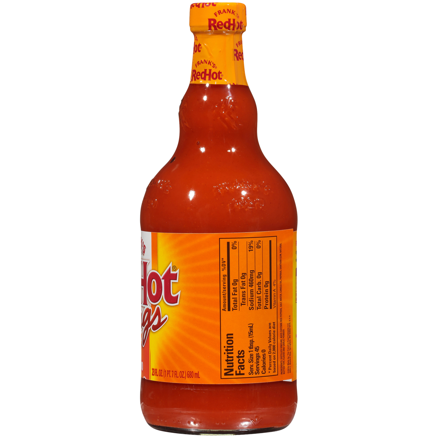 slide 2 of 5, Frank's RedHot Buffalo Wings Hot Sauce, 23 fl oz