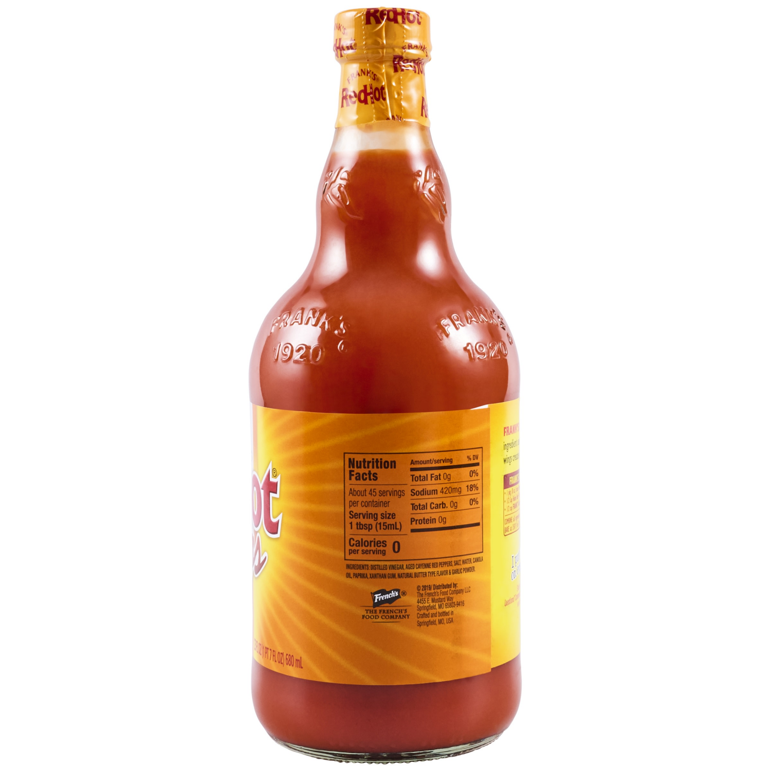 slide 2 of 8, Frank's RedHot Buffalo Wings Hot Sauce, 23 fl oz