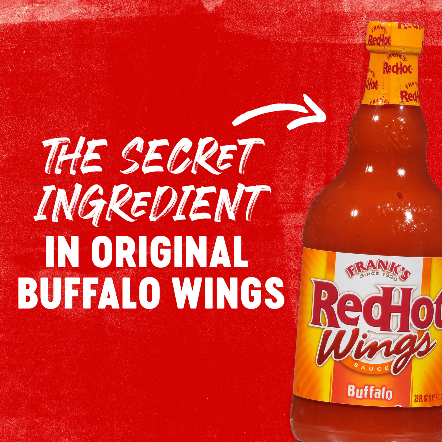 slide 8 of 8, Frank's RedHot Buffalo Wings Hot Sauce, 23 fl oz