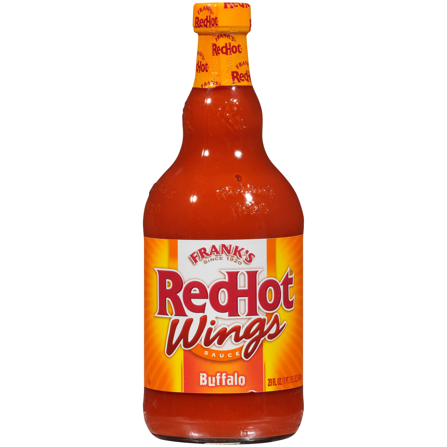 slide 1 of 5, Frank's RedHot Buffalo Wings Hot Sauce, 23 fl oz
