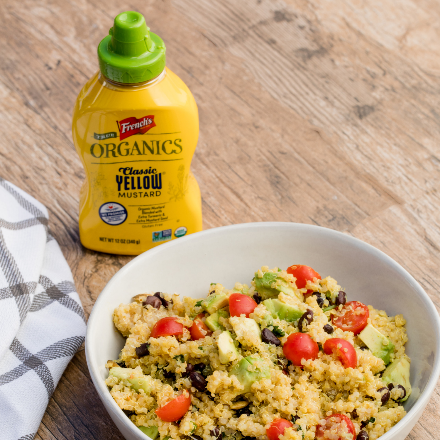 slide 5 of 5, French's True Organics Classic Yellow Mustard, 12 oz