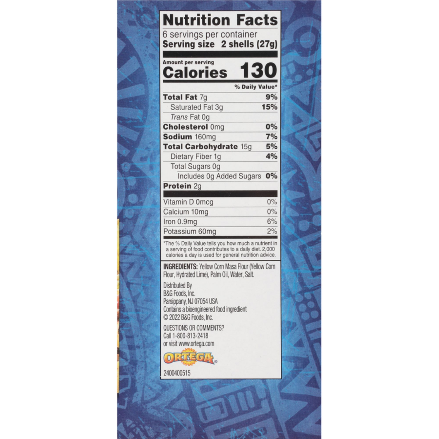 slide 2 of 2, Ortega Fiesta Flats Flat Bottom Taco Shells, 12 ct