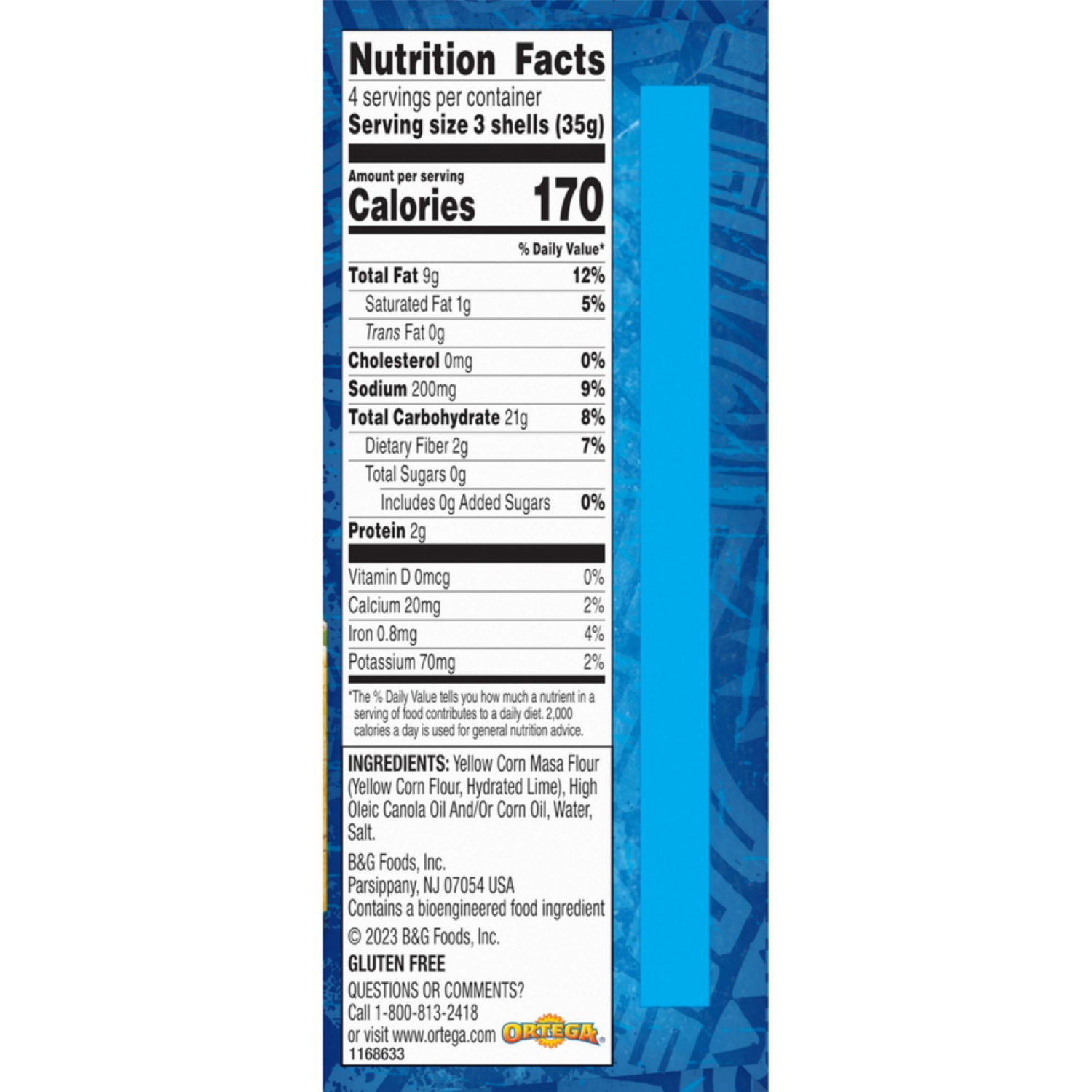 slide 2 of 2, Ortega Yellow Corn Taco Shells, Gluten-Free, 12 Count, 4.9 oz, 12 ct