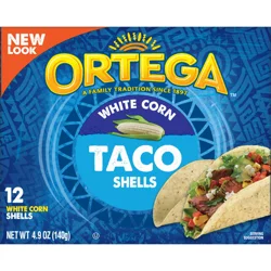 Ortega White Corn Taco Shells 4.9 oz