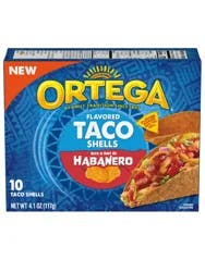 Ortega Habanero Flavored Taco Shell 4.1 oz