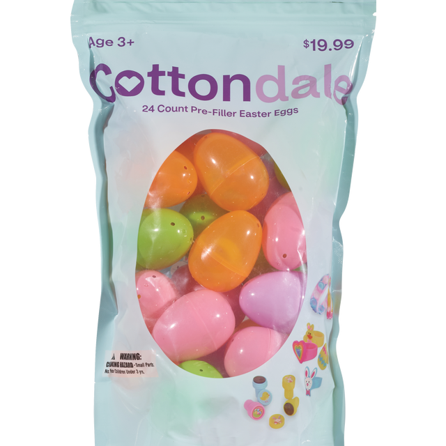 slide 1 of 1, COTTONDALE Easter Eggs With Party Toy 24Ct, 1 ct