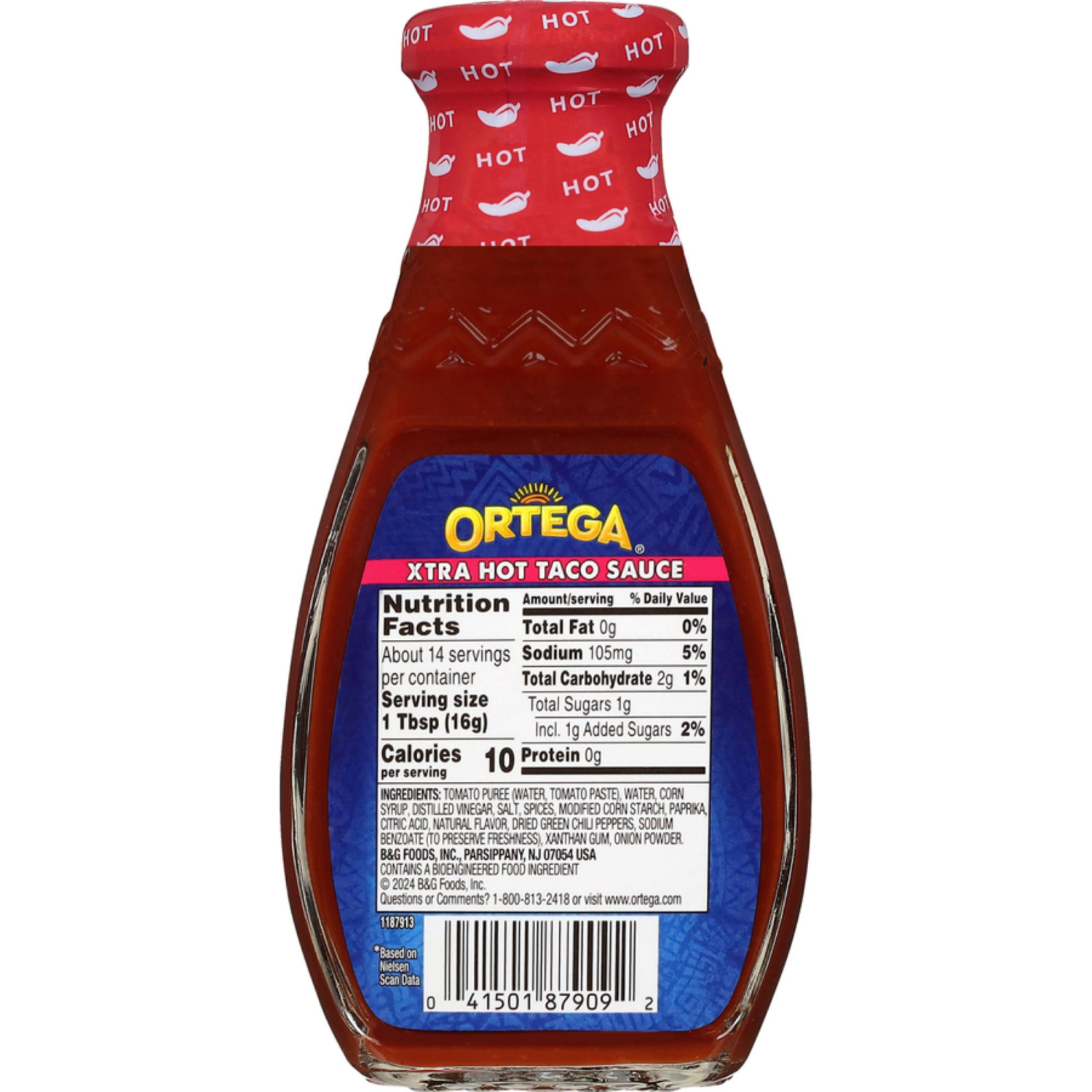 slide 2 of 2, Ortega Xtra Hot Original Taco Sauce - 8 oz, 8 oz