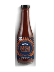 Ortega Chipotle Pineapple Taco Sauce, Sweet and Spicy Sauce and Marinade, 8 oz