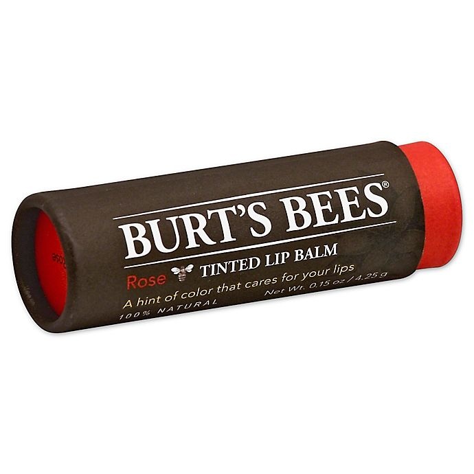 slide 1 of 1, Burt's Bees Rose Tinted Lip Balm, 0.15 oz