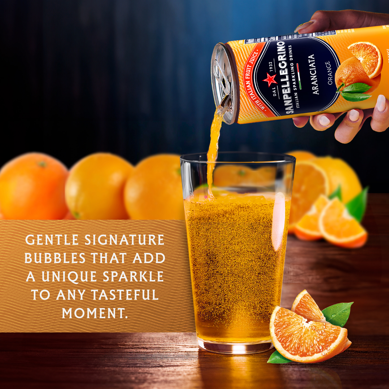 slide 2 of 5, San Pellegrino Italian Orange Sparkling Drinks 6 - 11.15 fl oz Cans, 6 ct