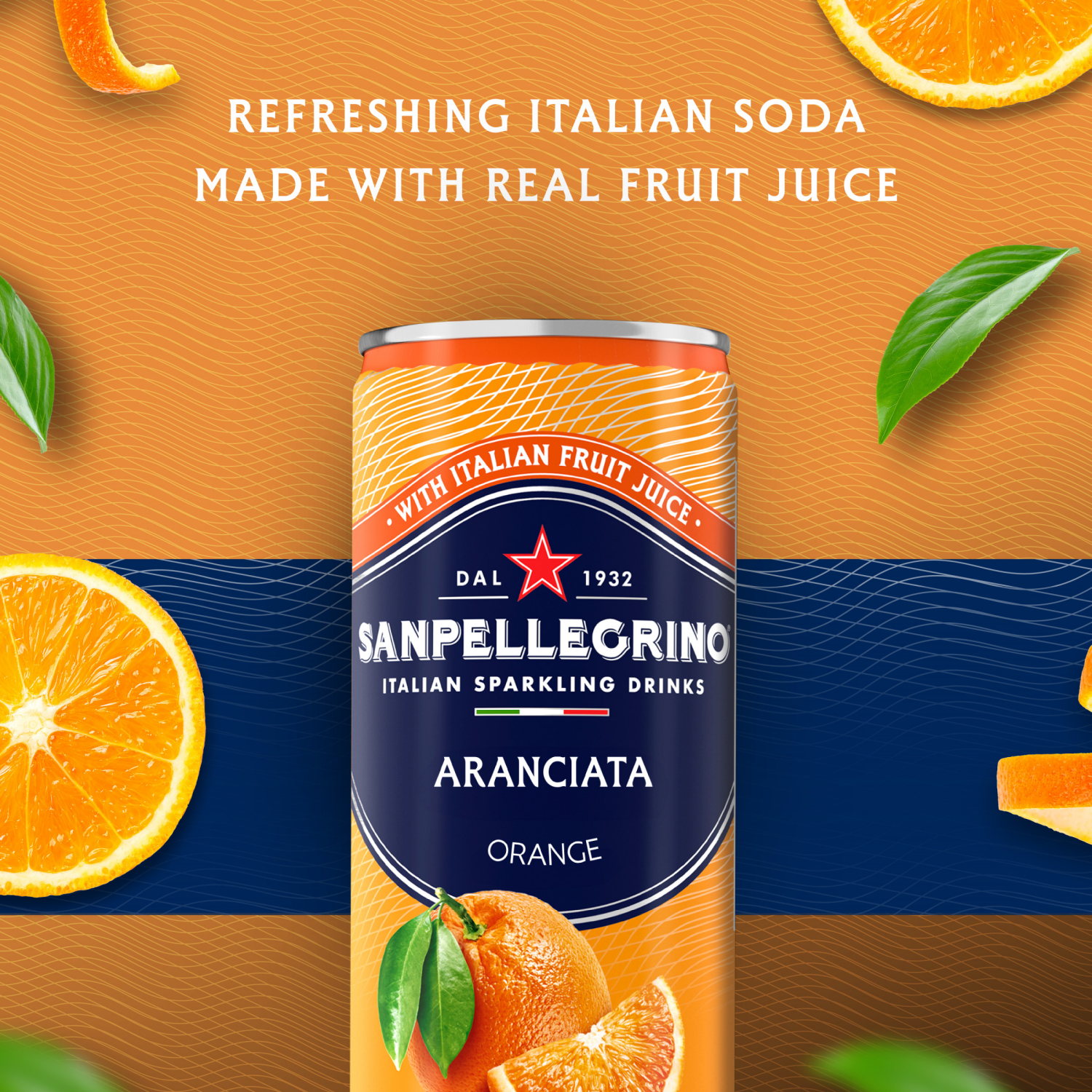 slide 4 of 5, San Pellegrino Italian Orange Sparkling Drinks 6 - 11.15 fl oz Cans, 6 ct