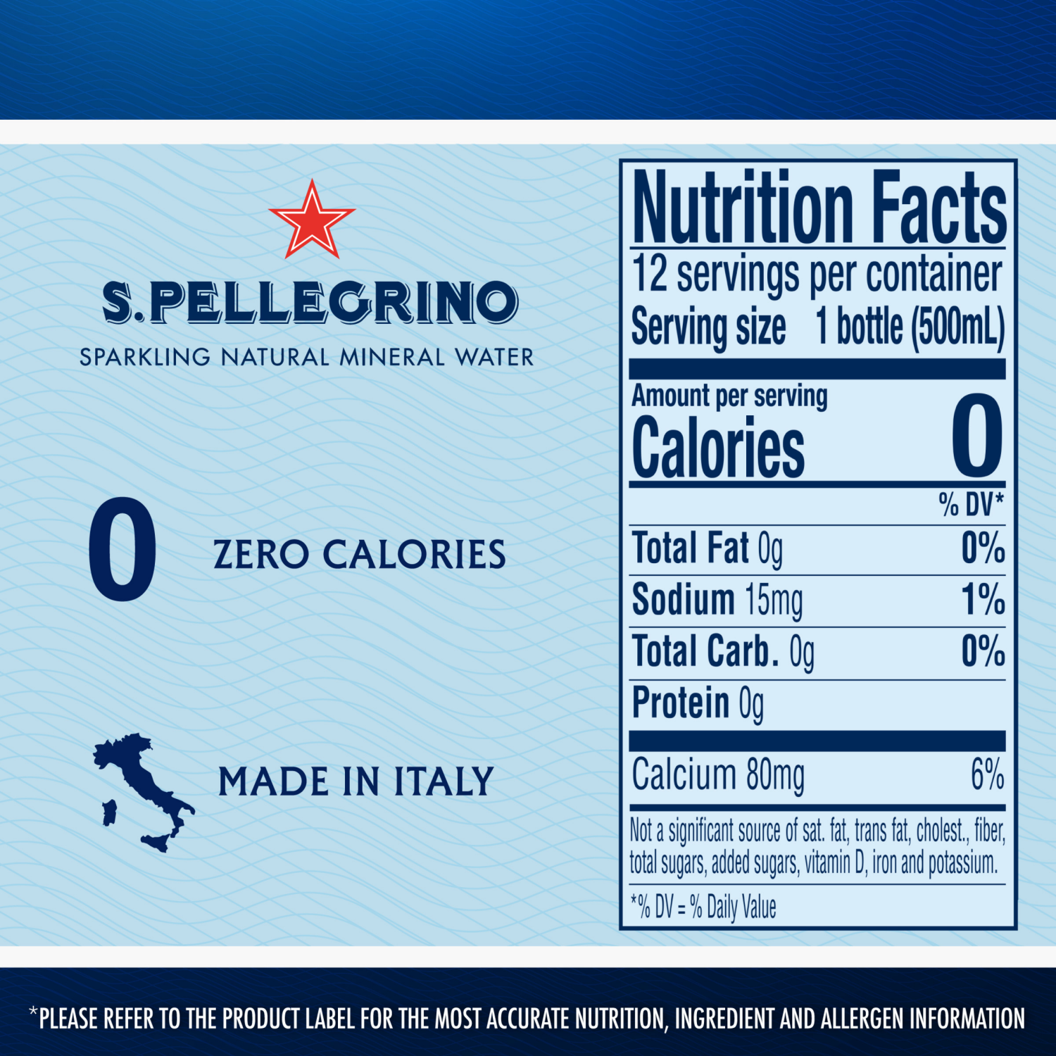 slide 3 of 5, S.Pellegrino S. Pellegrino Sparkling Natural Mineral Water, 16.9 fl oz plastic water bottles (12 pack), 12 ct