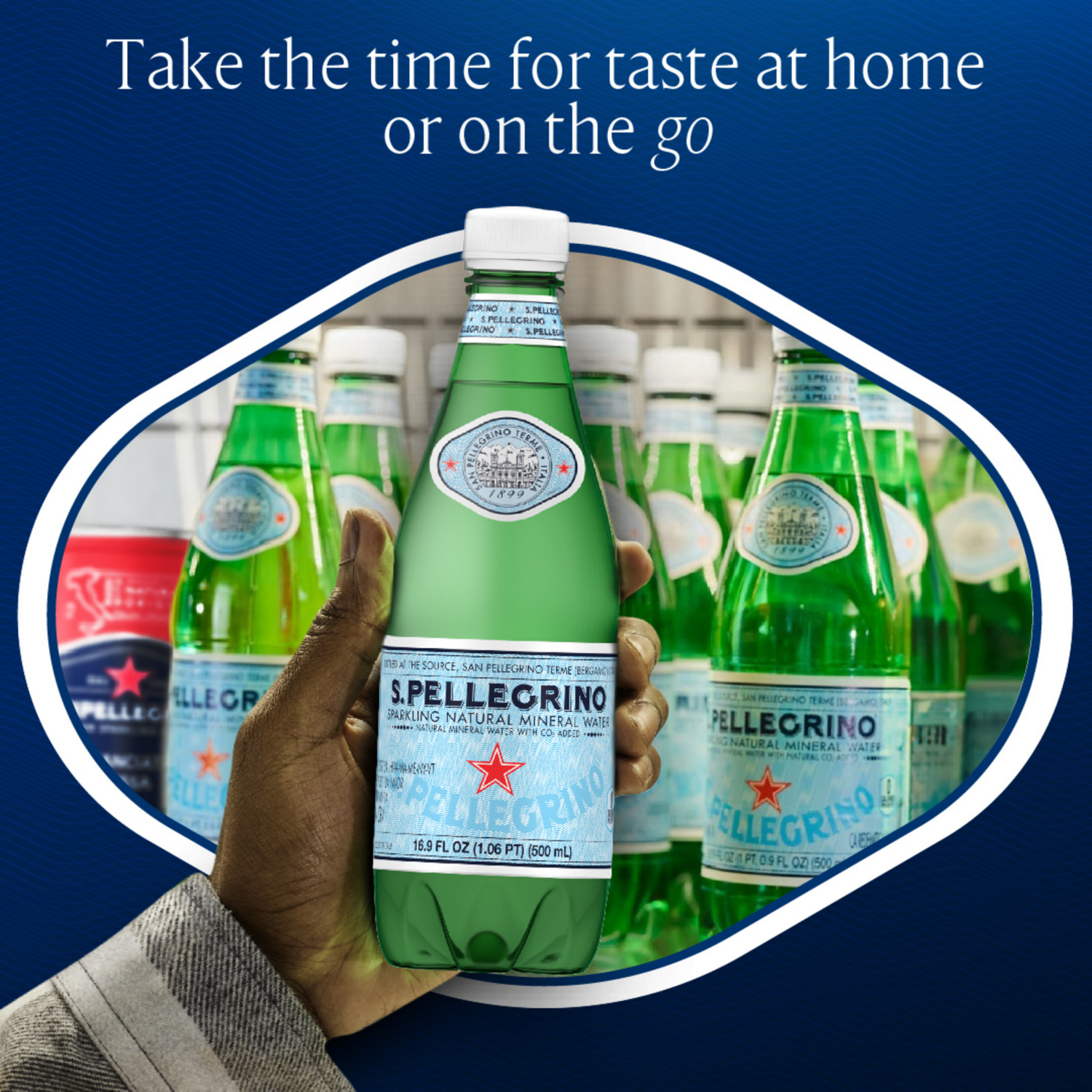 slide 4 of 5, S.Pellegrino S. Pellegrino Sparkling Natural Mineral Water, 16.9 fl oz plastic water bottles (12 pack), 12 ct