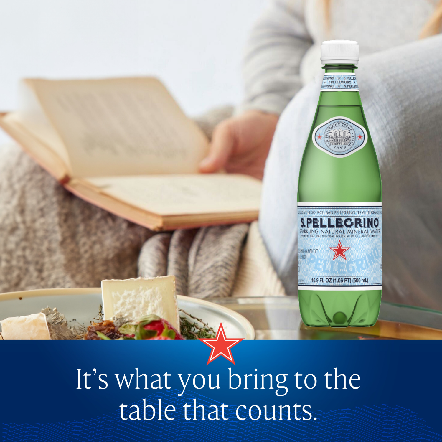 slide 5 of 5, S.Pellegrino S. Pellegrino Sparkling Natural Mineral Water, 16.9 fl oz plastic water bottles (12 pack), 12 ct