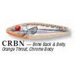 slide 1 of 1, MirrOlure She-Dog Bone/Chrome 4'' Lure, 1 ct