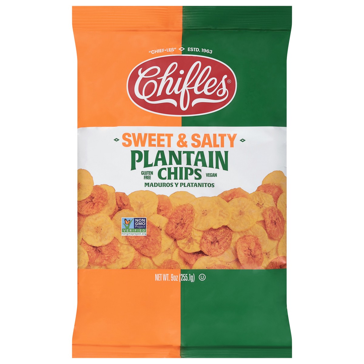slide 1 of 15, Chifles Sweet & Salty Plantain Chips 9 oz, 9 oz