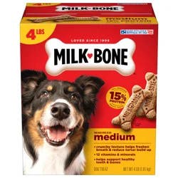 Milk-Bone Original Biscuits Medium Dog Treats 4 lb