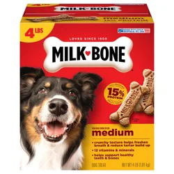 Milk-Bone Original Biscuits Medium Dog Treats 4 lb