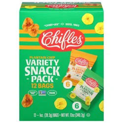Chifles Plantain Chip Variety Snack Pack 12 - 1 oz Bags