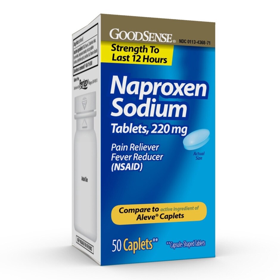 slide 1 of 4, Good Sense Naproxen Sodium 50 ea, 50 ct