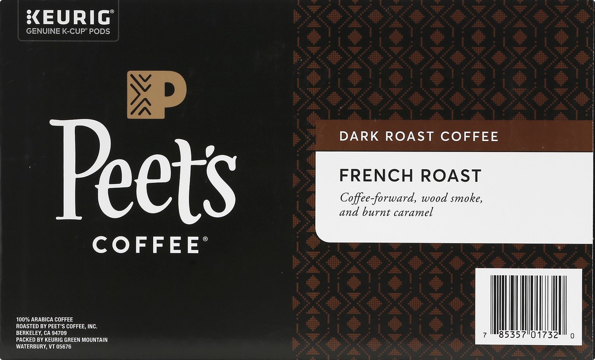 slide 8 of 9, Peets Coffee Dark Roast K-Cup Pods French Roast Coffee 54 ea, 54 ct