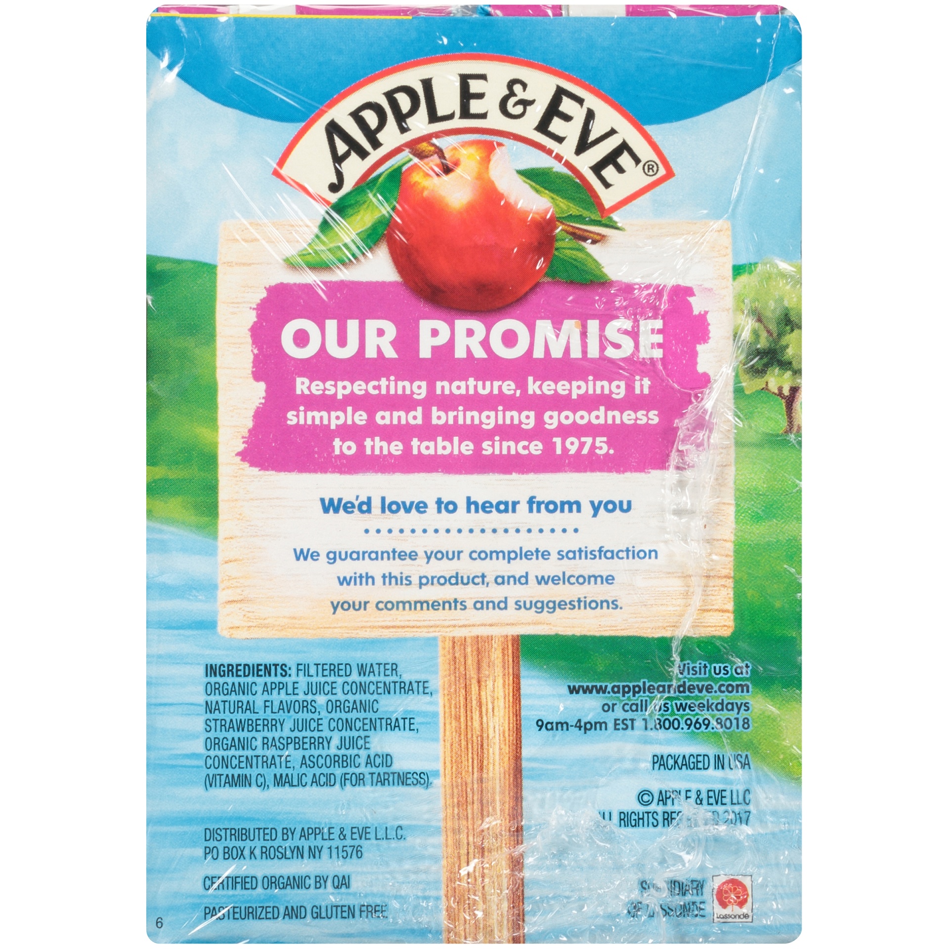 slide 5 of 8, Apple & Eve Juice Drink Boxes, Razzberry Apple Splash, 8 ct