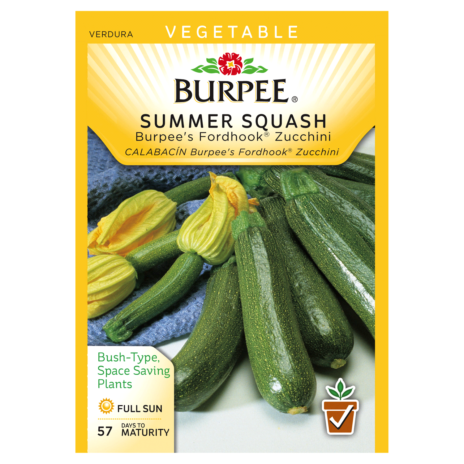 slide 1 of 1, Burpee Summmer Squash, Fordhook Zucchini, 2.5 g
