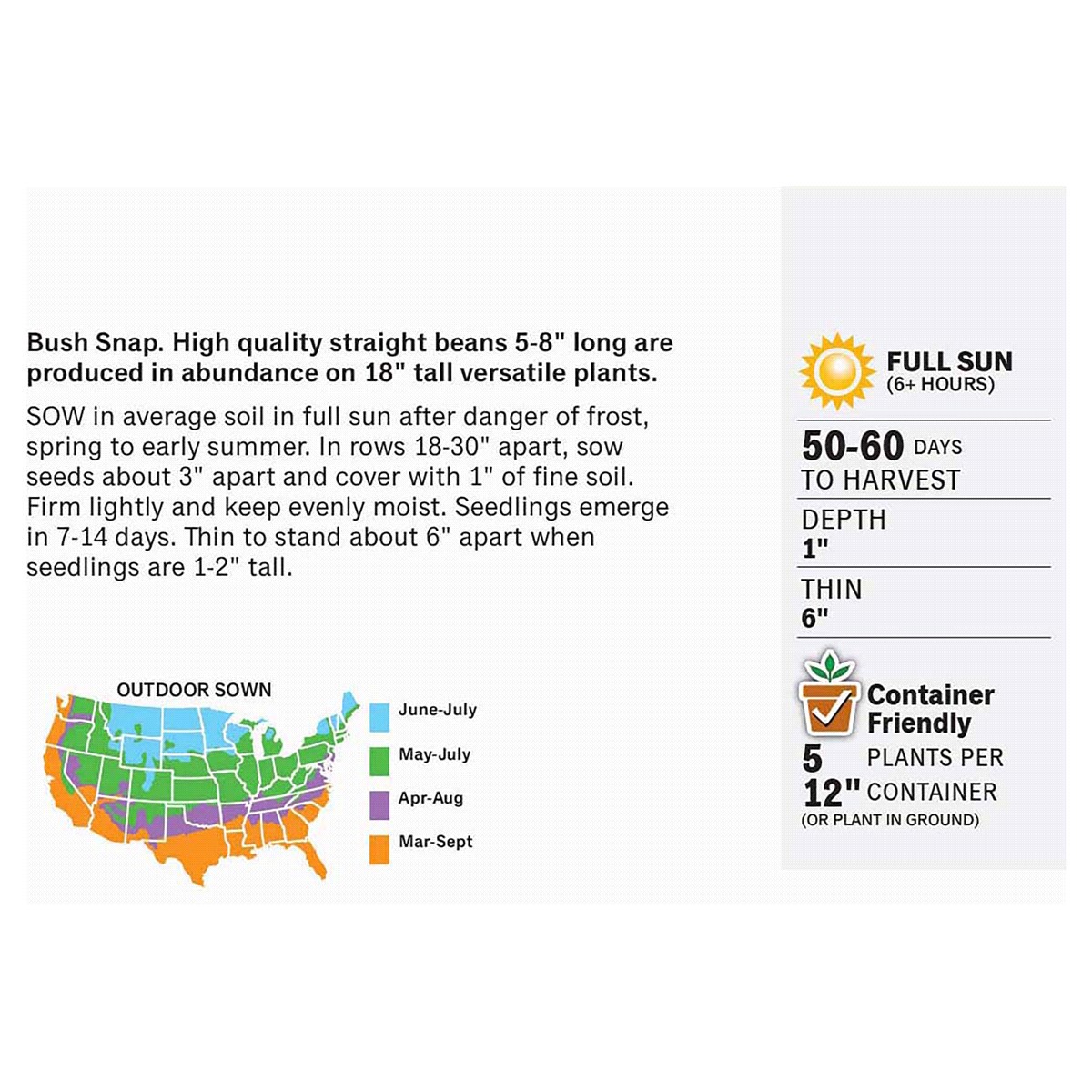 slide 2 of 2, Burpee Valuepack, Organic Bean, Garden, Provider, 1 ct