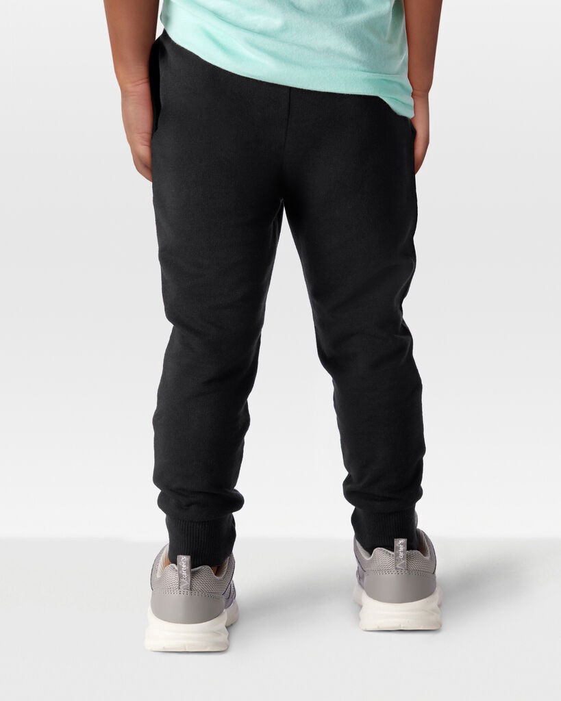 slide 2 of 5, Carter's Carters Toddler Pull-On Drawstring Joggers - Black Black 3T, 1 ct