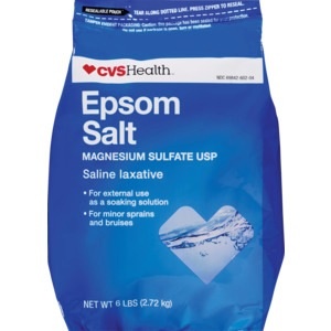 slide 1 of 1, CVS Health Epsom Salt Magnesium Sulfate Usp, 96 oz