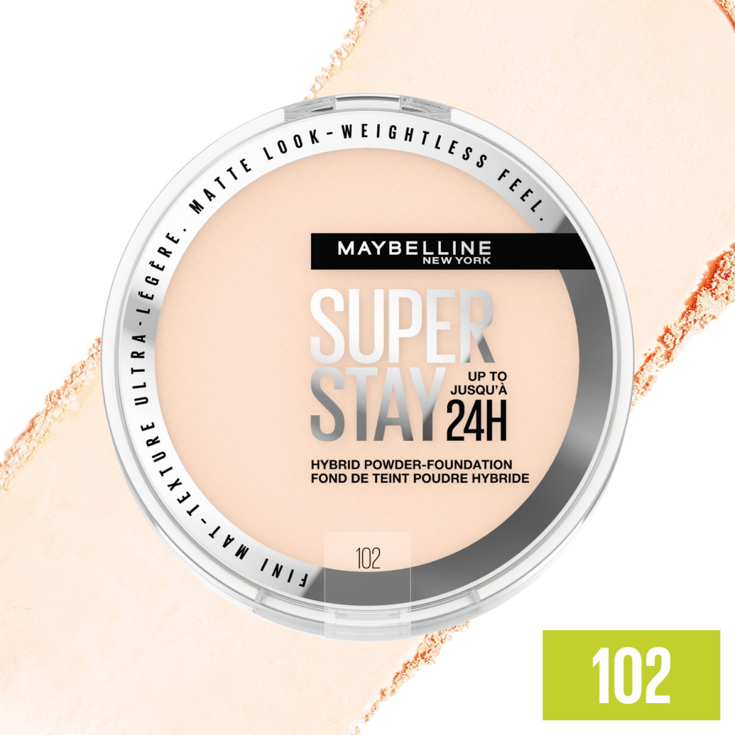 slide 6 of 8, Super Stay 102 Hybrid Powder-Foundation 0.21 oz, 0.21 oz