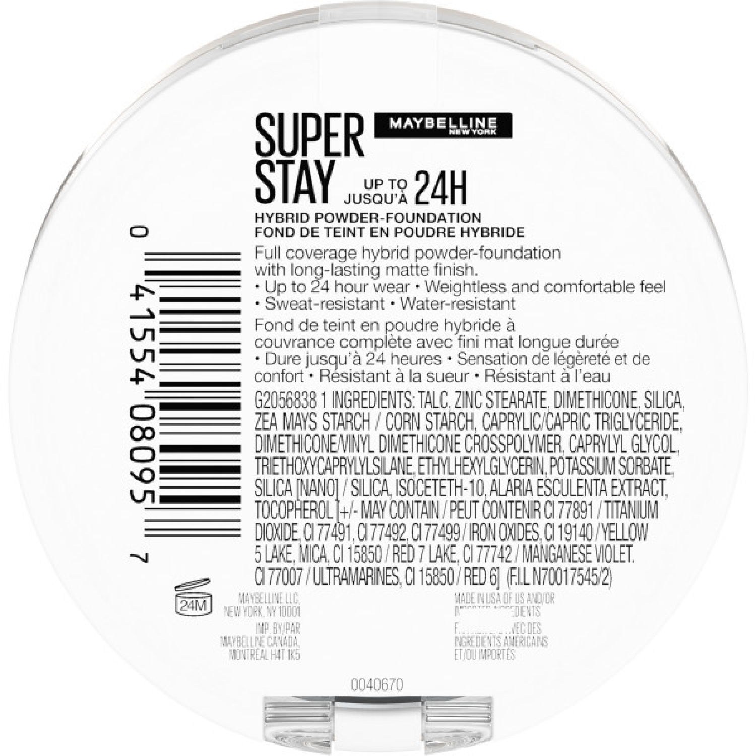 slide 2 of 8, Super Stay 118 Hybrid Powder-Foundation 0.21 oz, 0.21 oz