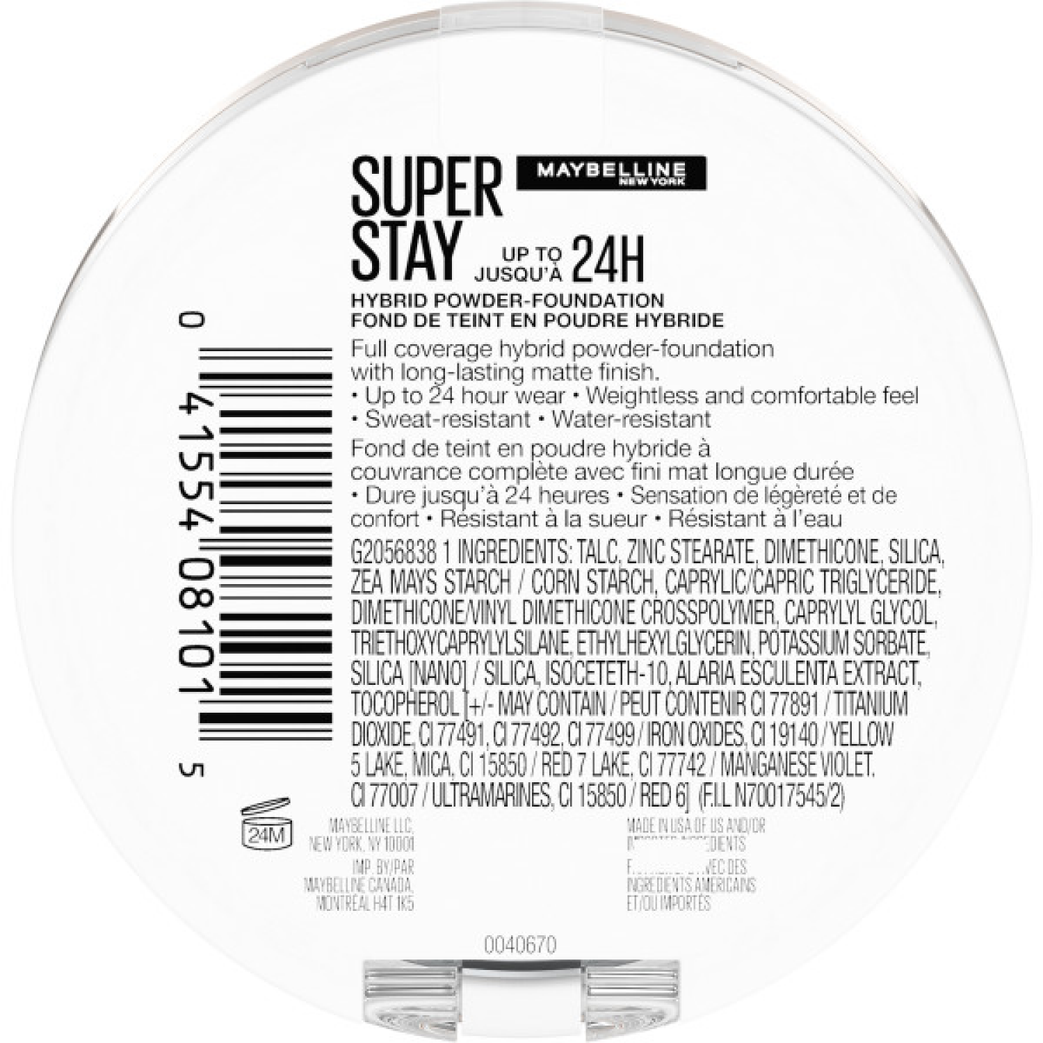 slide 2 of 8, Super Stay 312 Hybrid Powder-Foundation 0.21 oz, 0.21 oz