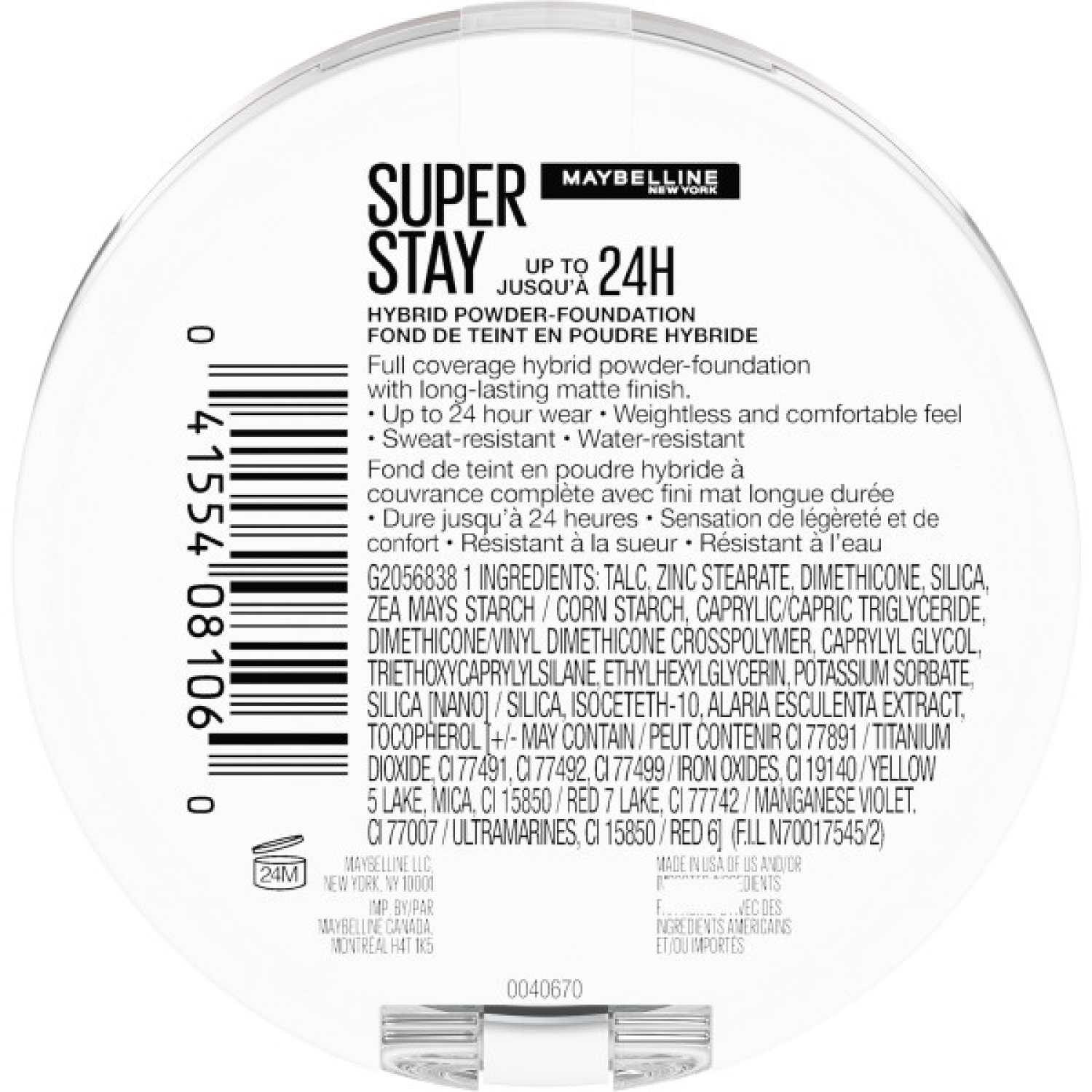 slide 6 of 8, Super Stay 370 Hybrid Powder-Foundation 0.21 oz, 0.21 oz