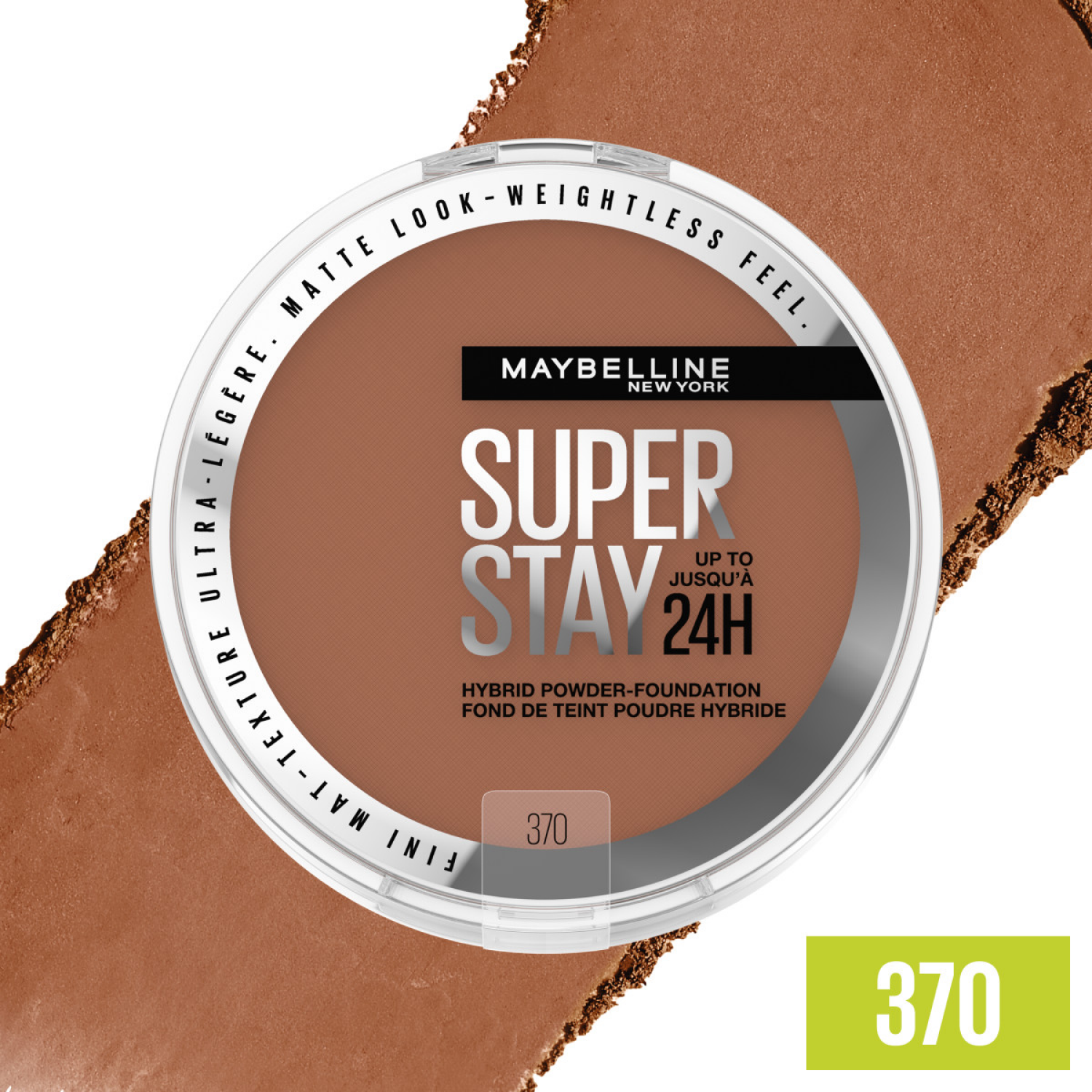 slide 8 of 8, Super Stay 370 Hybrid Powder-Foundation 0.21 oz, 0.21 oz