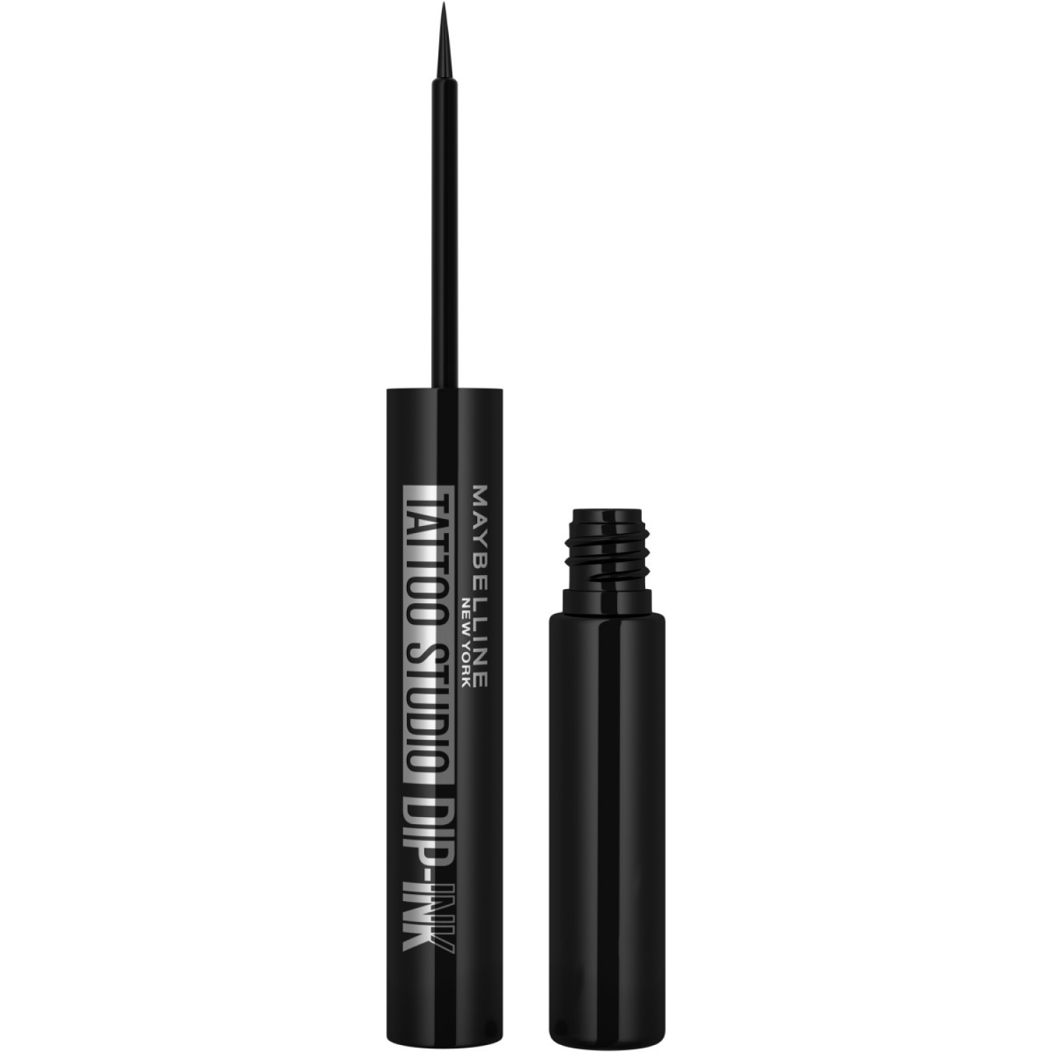 slide 1 of 7, MAYBELLINE Mny Ts Dip Ink Liner Black Track, 0.06 oz