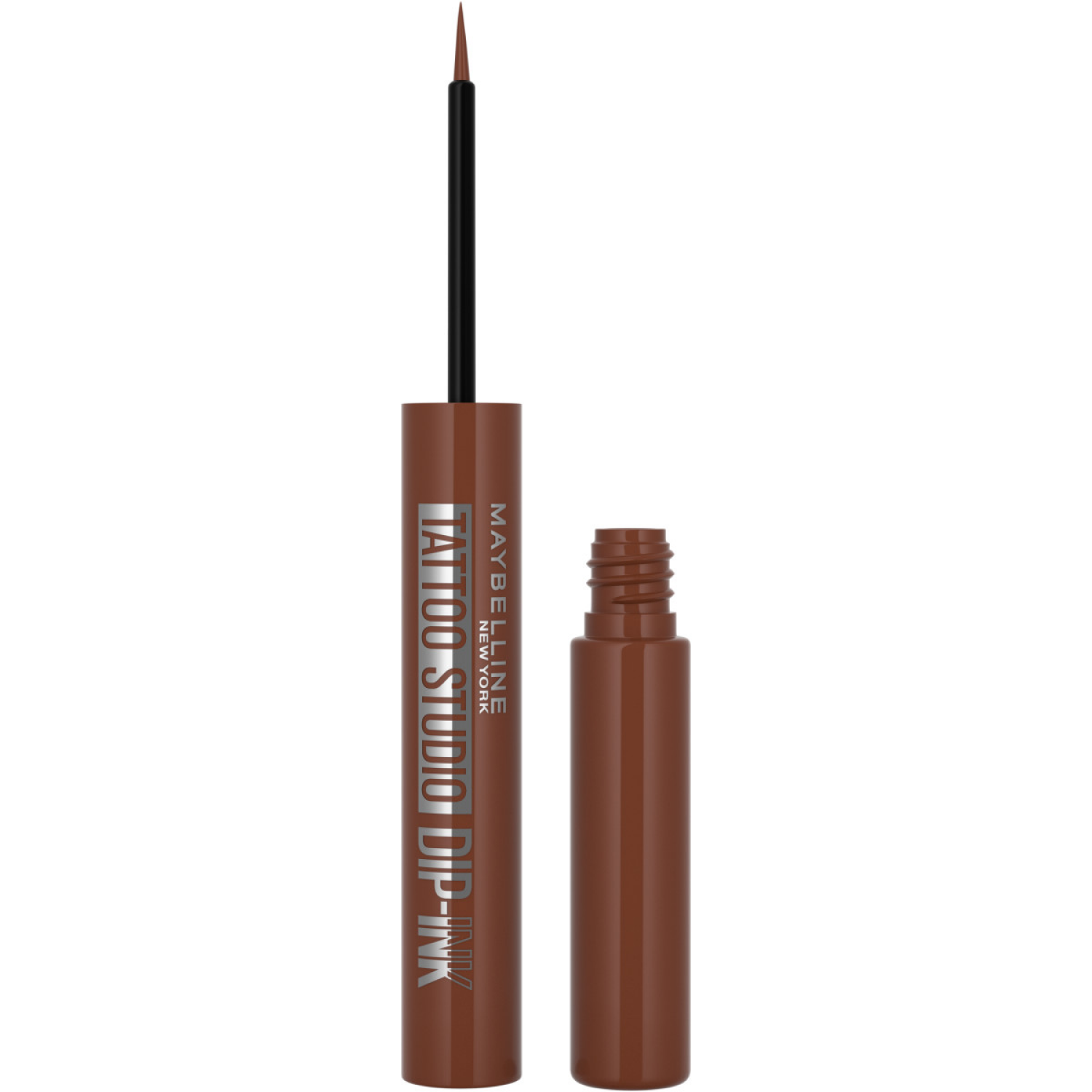slide 1 of 7, MAYBELLINE Mny Ts Dip Ink Liner Brown Expression, 0.06 oz